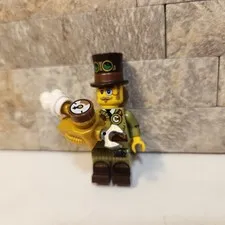 Lego Minifigure Series 6 Clockwork Robot Steampunk Inventor 8827 Top Hat Goggles