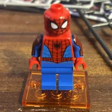 LEGO Spider-Man Minifigure Red/Blue Web Pattern