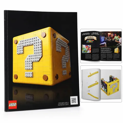 LEGO Super Mario 64 Question Mark Block 71395 Instruction Manual Booklet ONLY