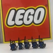 Lego Castle black falcon 5 knight minifigure 4 medieval castle 10332 10305 21325