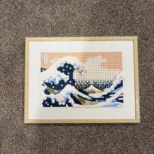 LEGO Art The Great Wave Hokusai 31208 1,810 Pieces. Box And Instructions