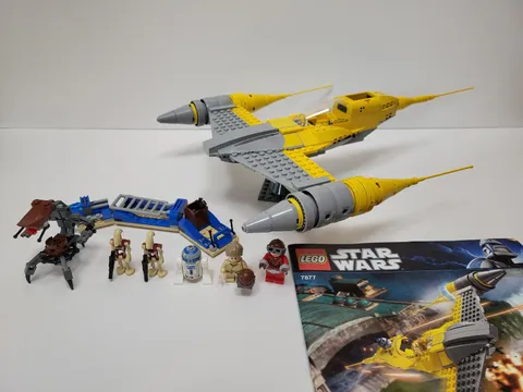 7877 LEGO Star Wars: Naboo Starfighter (Complete w/ Minifigs & Instr.) See Desc.