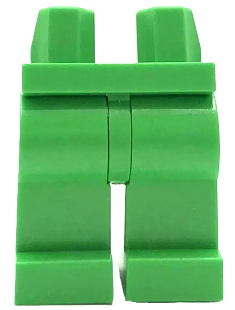 Lego 8805 Part 970c00 Lizard Minifig LEGS Bright Green Jeans Pants Plain D491