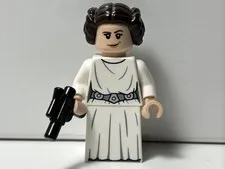 LEGO Star Wars Princess Leia Organa Minifigure White Dress sw1036 75301