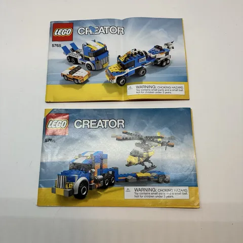 LEGO Creator 5765 Transport Truck Set Instructions. Manual Only