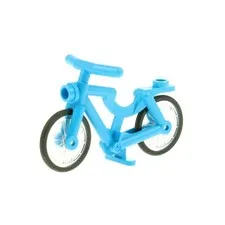 1x lego Bicycle Dark Azure Blue Spokes Wheel Complete Knob Empty 4719c02