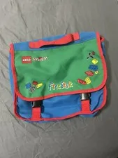 Vintage Lego System Free Style Bag Carrier Case Cloth Carry All 90’s Colorful
