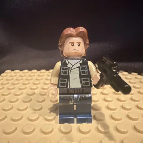 Lego Star Wars Han Solo Minifigure  75159 Death Star With Weapon