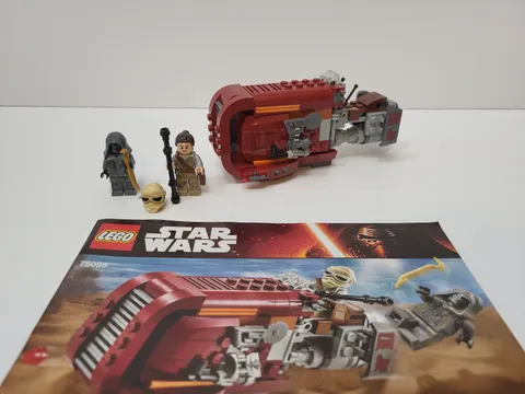 75099 LEGO Star Wars: Rey's Speeder (Complete w/ Minifigs & Instructions)
