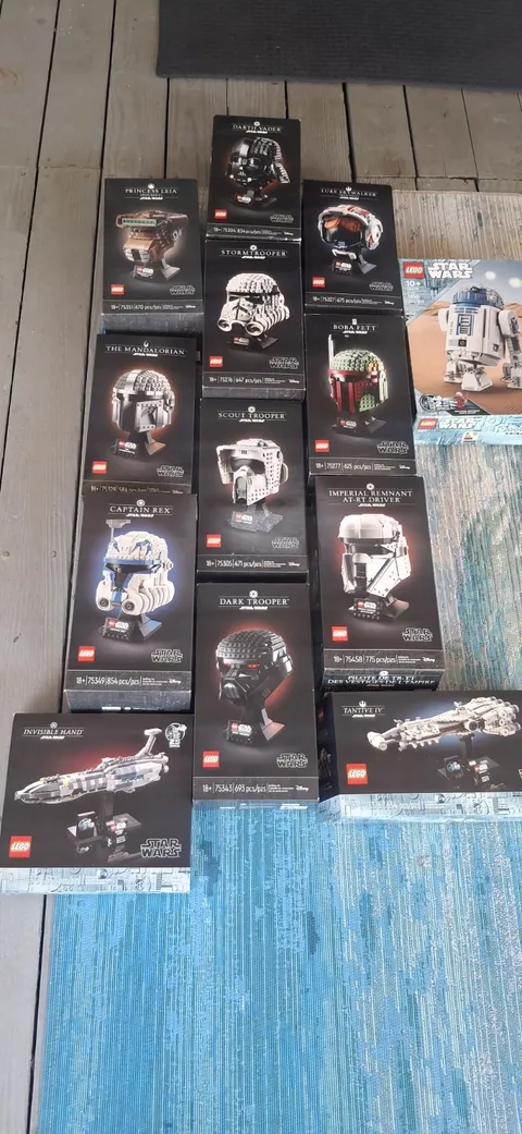LEGO Star Wars Empty Boxes Only. NO LEGOS ARE INCLUDED.