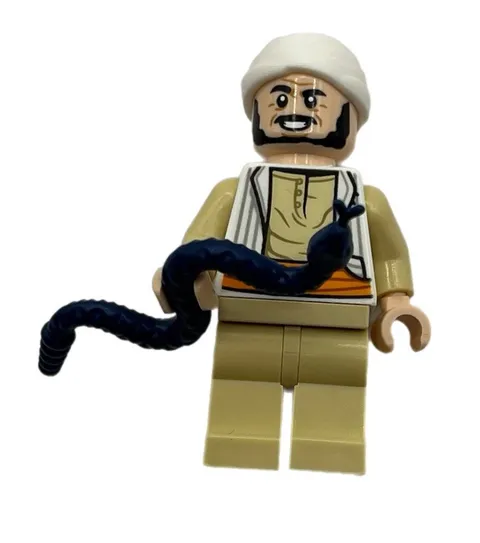 Lego Sallah Minifigure Indiana Jones Raiders of the Lost Ark 77013 iaj051 Snake