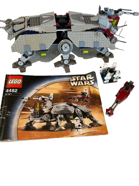LEGO Star Wars: AT-TE (4482) Complete with Instructions and Mini Figures No Box