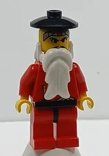 Lego cas051 Ninja Master - Minifigure - Ninja - Beard/Hat/weapon (not shown)
