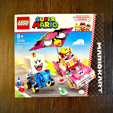 LEGO Super Mario Mario Kart Wario & King Boo 72038 512 pcs - New
