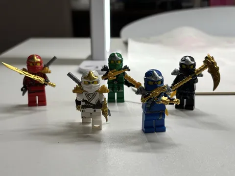Official LEGO NINJAGO Ninja Minifigures w/ Weapons *Message w/a questions*