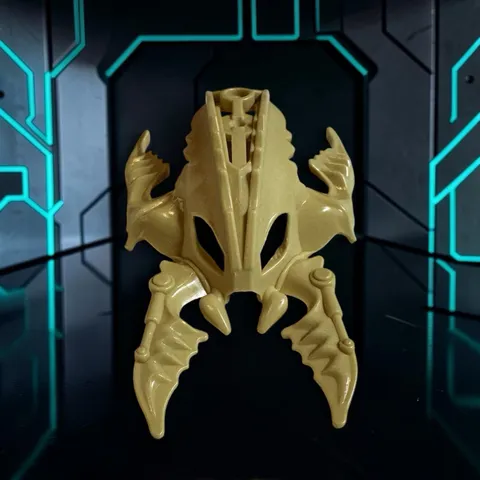 LEGO Bionicle Glatorian Vorox Mask Tan Beige Part 64261 Hero Factory MOC