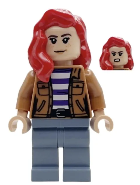 Lego Mary Jane Medium Nougat Jacket Red Hair From Set 76317 sh1062 NEW