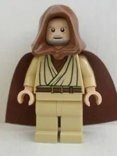 LEGO® Minifigure Star Wars sw0336 Obi-Wan Kenobi Old Light Nougat Reddish Brown
