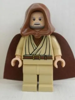 LEGO® Minifigure Star Wars sw0336 Obi-Wan Kenobi Old Light Nougat Reddish Brown