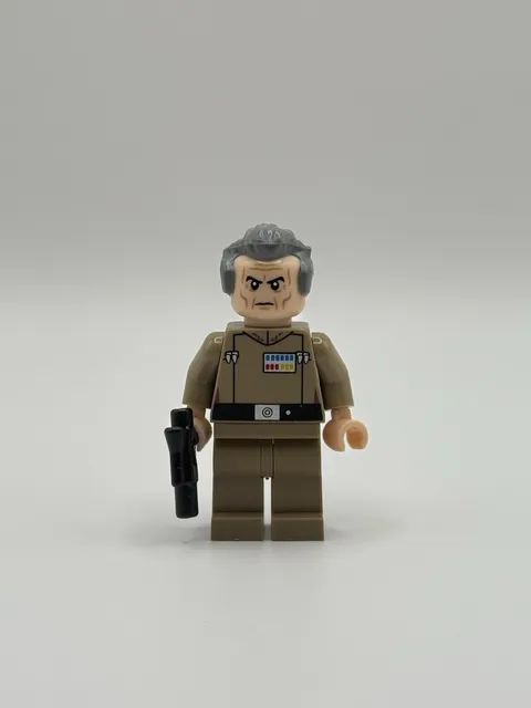 NEW Star Wars Grand Moff Tarkin (Tan Uniform) Custom Minifigure 