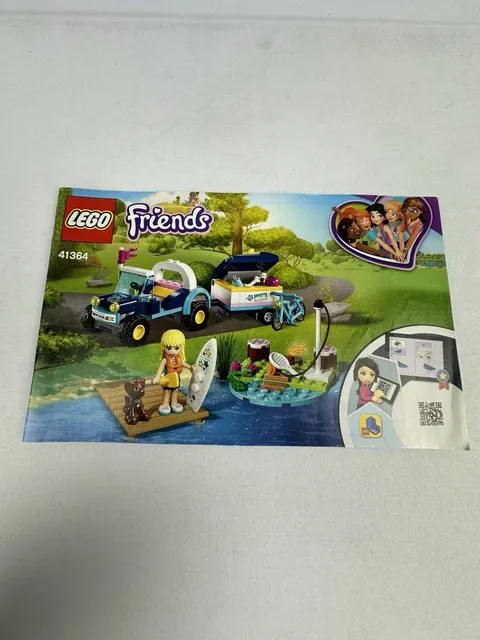 Lego Friends 41364 Stephanie's Buggy & Trailer Instruction Manual Only! Fun Time
