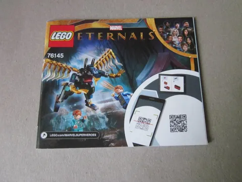 Lego Building Instructions Instruction Marvel Eternals 76145