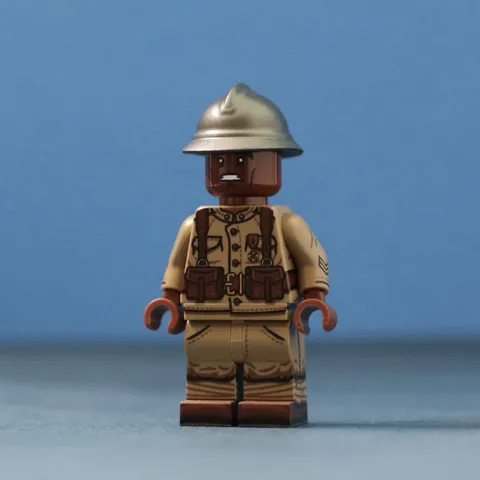 LEGO Minifig Co. Custom WW1 369th Infantry Regiment Minifigure