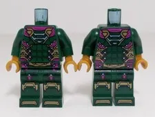 Lego 2 Lot Super Heroes Mysterio Torso Legs & Hips ONLY For Minifigure sh580