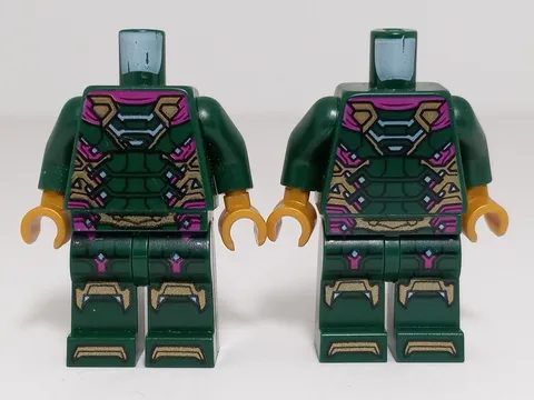 Lego 2 Lot Super Heroes Mysterio Torso Legs & Hips ONLY For Minifigure sh580
