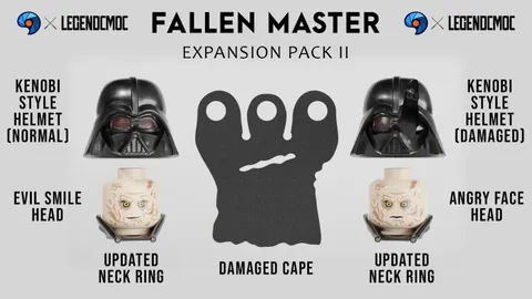 LEGO Star Wars Custom LCM x Baggles Studio Fallen Master Vader Expansion 2