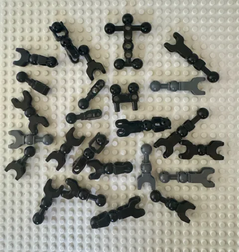 LEGO Hero Factory Arm/Leg w/Ball Joint/Ball Socket 25 Pieces EXACTLY AS PICTURED