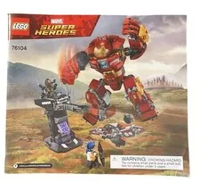 LEGO 76104 Super Heroes The Hulkbuster Smash-Up Instructions MANUAL ONLY