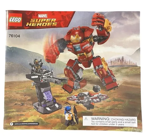 LEGO 76104 Super Heroes The Hulkbuster Smash-Up Instructions MANUAL ONLY
