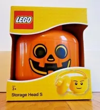 LEGO Pumpkin Storage Head Small Size Container NEW IN BOX
