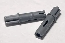 LEGO® 11214 Technic, Axle 1L with Pin 2L with Friction  Dark Bluish Gray Qty 2
