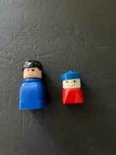 Vintage 1970s LEGO Duplo Early Style Square People