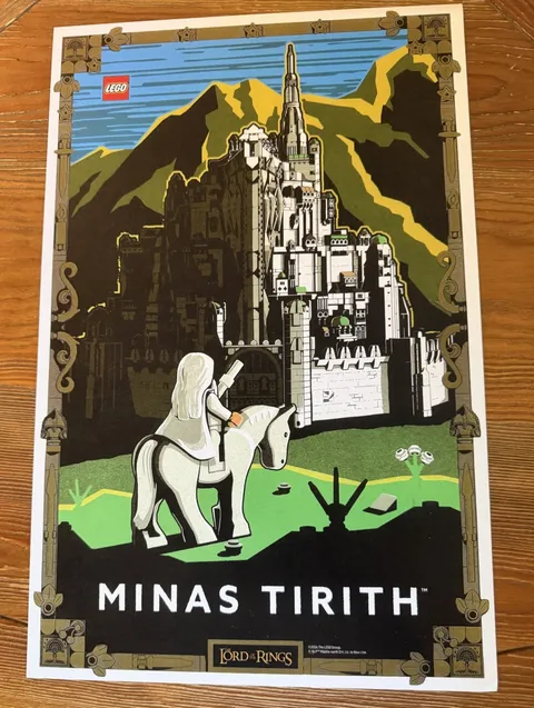 LEGO Lord of the Rings - Minas Tirith Launch Event Poster