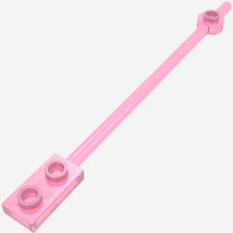 10x LEGO® Part 99784 - Bar  12L with 1 x 2 Plate End Hollow Studs