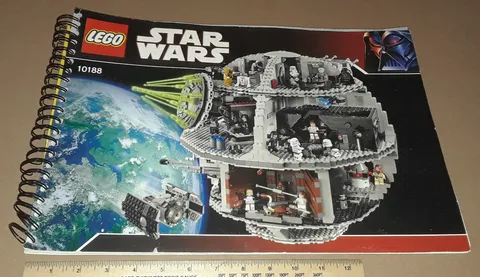 LEGO Star Wars Death Star 10188 Spiral Bound INSTRUCTIONS ONLY - Manual Only