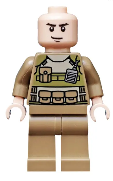LEGO Super Heroes Minifigure Colonel Hardy sh0079 76003