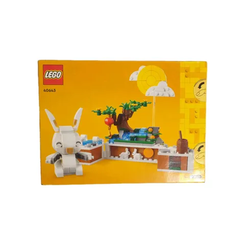 LEGO Jade Rabbit Building Toy Set, Fun Bunny Display Piece 