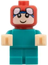 LEGO Marvel Spider Man across The Spiderverse Baby Minifigure Turquoise #WAB035/