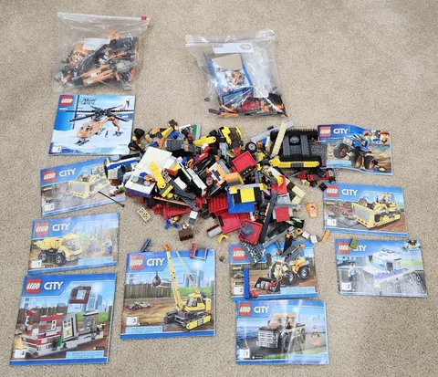 Lot Of LEGO City Mixed Incomplete Sets Please See Photos For What Is Included 
