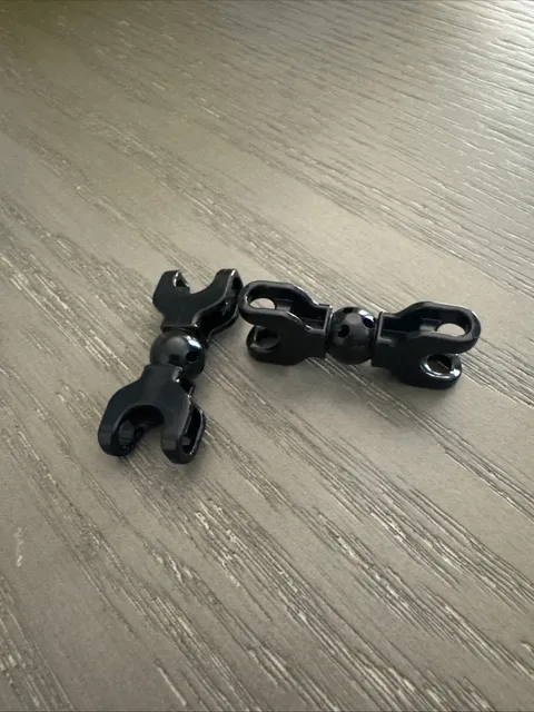 LEGO Arm with Ball Joint Sockets (90622) 2 Pieces Black