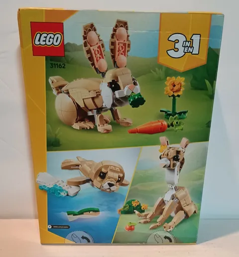 LEGO 31162 Creator 3-in-1 Cute Bunny - New Factory Sealed in Box - Easter