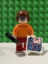 LEGO Scooby-Doo Velma Dinkley Minifigure w/ Magnifying Glass & Map, Set #75904