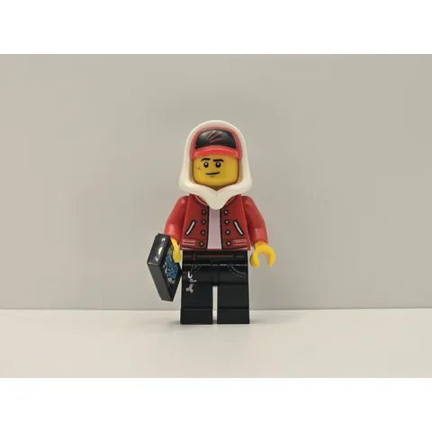 LEGO Hidden Side Jack Davids Minifigure hs018 Lopsided Smile Phone New