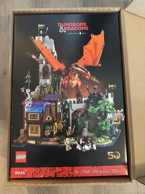 LEGO Ideas: Dungeons & Dragons: Red Dragon's Tale (21348) - New Sealed In Box