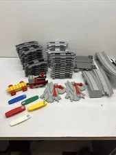 Lego Duplo Train Track Lot 73 Pcs Straight Curved Crossover Switch Crossing