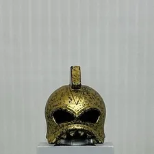 LEGO Minifigure Part Speckle Black Gold Helmet Atlantis Portal Emperor 7978 8078